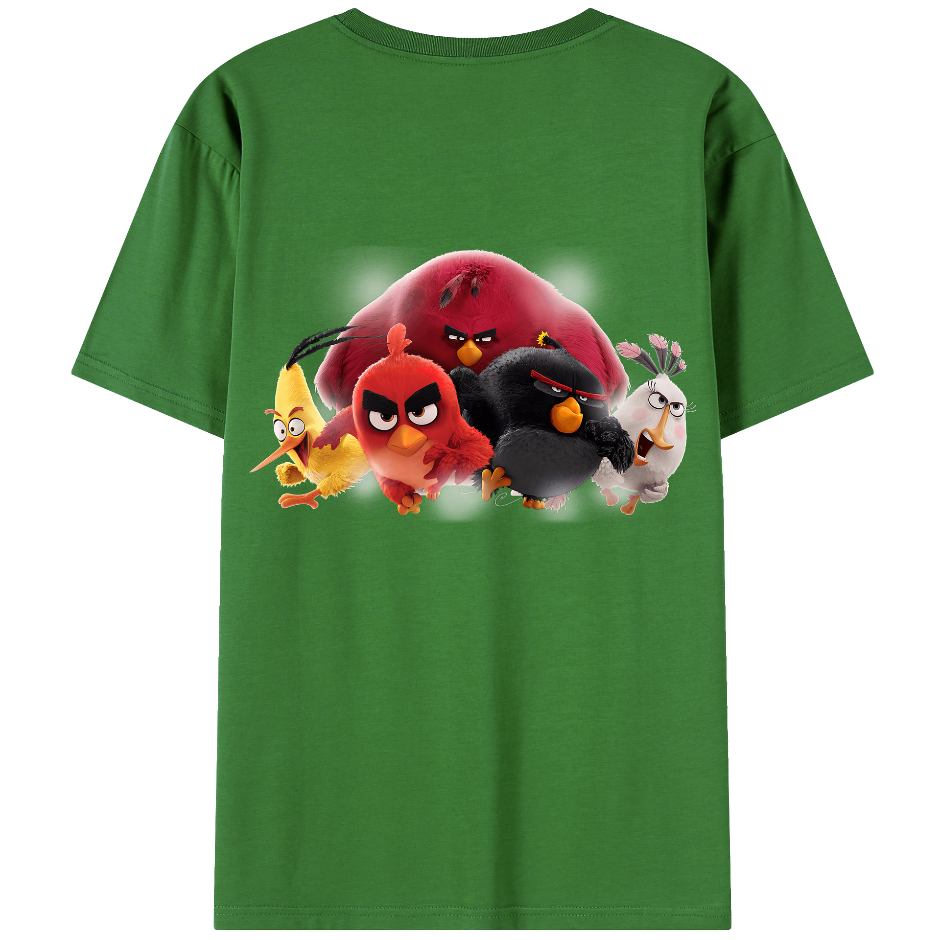 （画像用） Angry Birds アングリーバード レディース半袖Tシャツ(バックプリント)